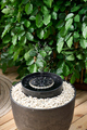 Fontene med solceller Ø16,5 cm – Garden